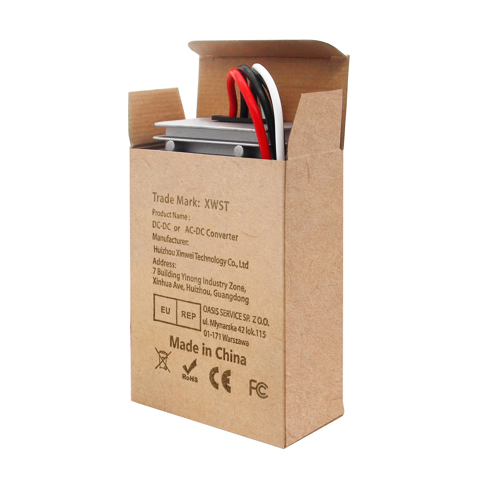 CC 24V a 48V Paso hasta Convertidor 10A 480W Transformador Regulador Podar Suministrar Adaptador Acepta Entradas DC 18-32V para Coche Camión Vehículo Motor Barco