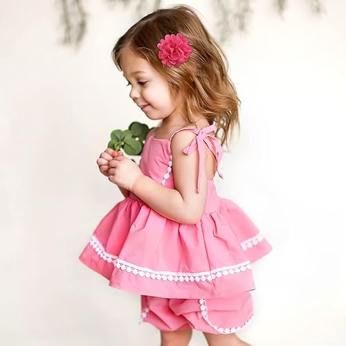 Miniatura 4 de 30 pinzas para el cabello de gasa con perlas de 2 pulgadas para niñas, medio forrado, antideslizantes, pequeños clips para bebés, accesorios para el