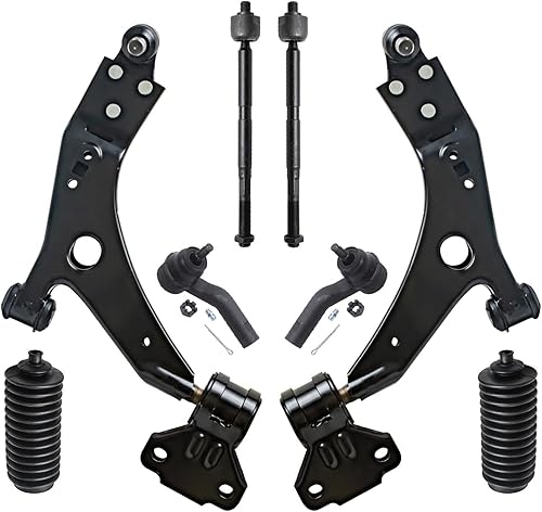 Miniatura 182 de Detroit Axle - Kit de suspensión delantera de 8 piezas para Toyota Sienna 2004-2010, brazos de control inferiores con rótulas interiores exteriores