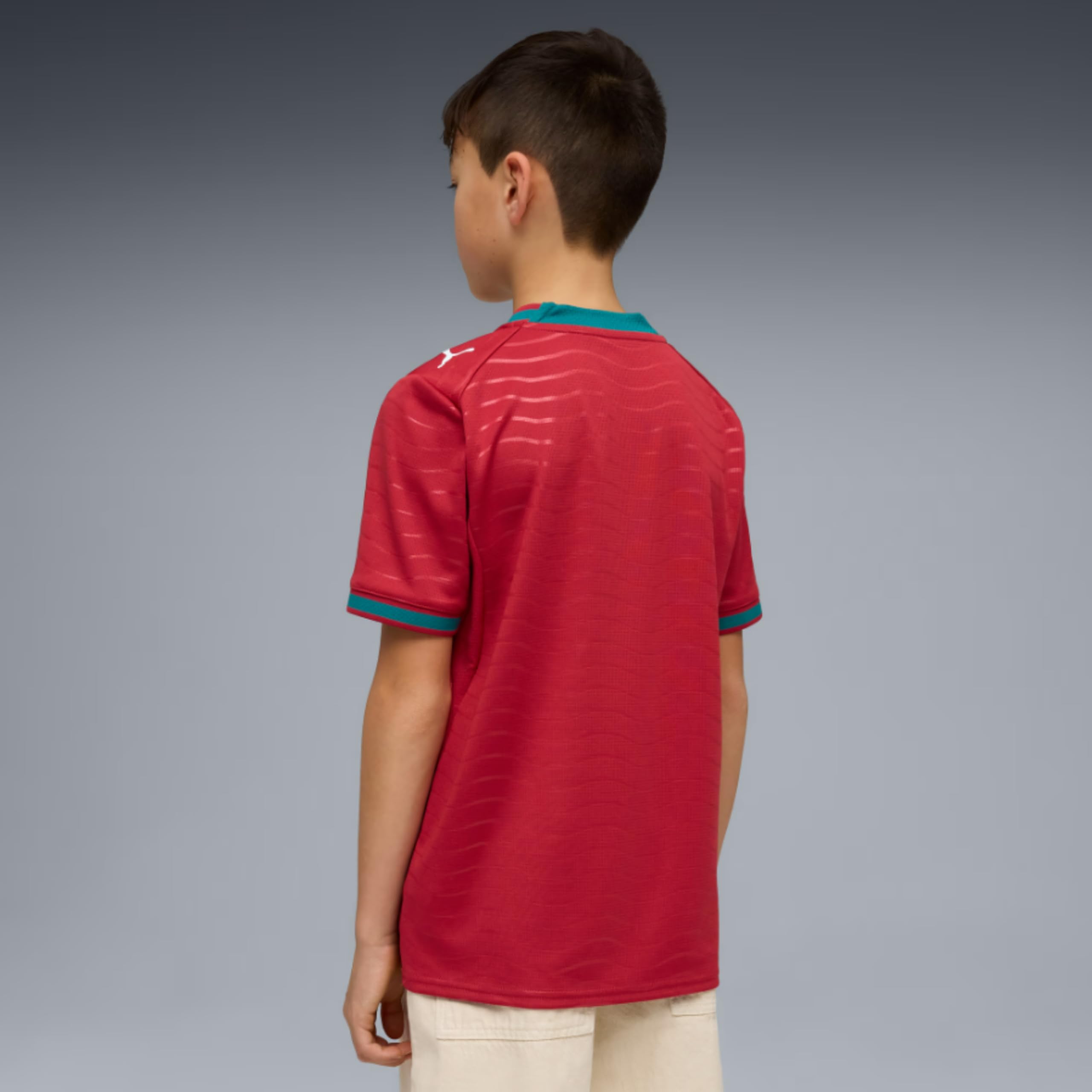 PUMA Original FPF Portugal Trikot Kinder [Home WM 2026] Offizielles Portugal Trikot [Spieler oder Personalisiert] Sport Trainingsanzug Fussball Geschenke Jungen Mädchen Fußball Fanartikel Kinder