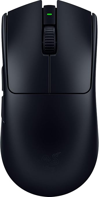 Razer Viper V3 Pro - Ultralight Kablosuz Espor Oyun Mouse'u (8K Hz HyperPolling, 54g hafif tasarım, Focus Pro Sensör 35K DPI, HyperSpeed Kablosuz, 95 saat pil ömrü) Siyah