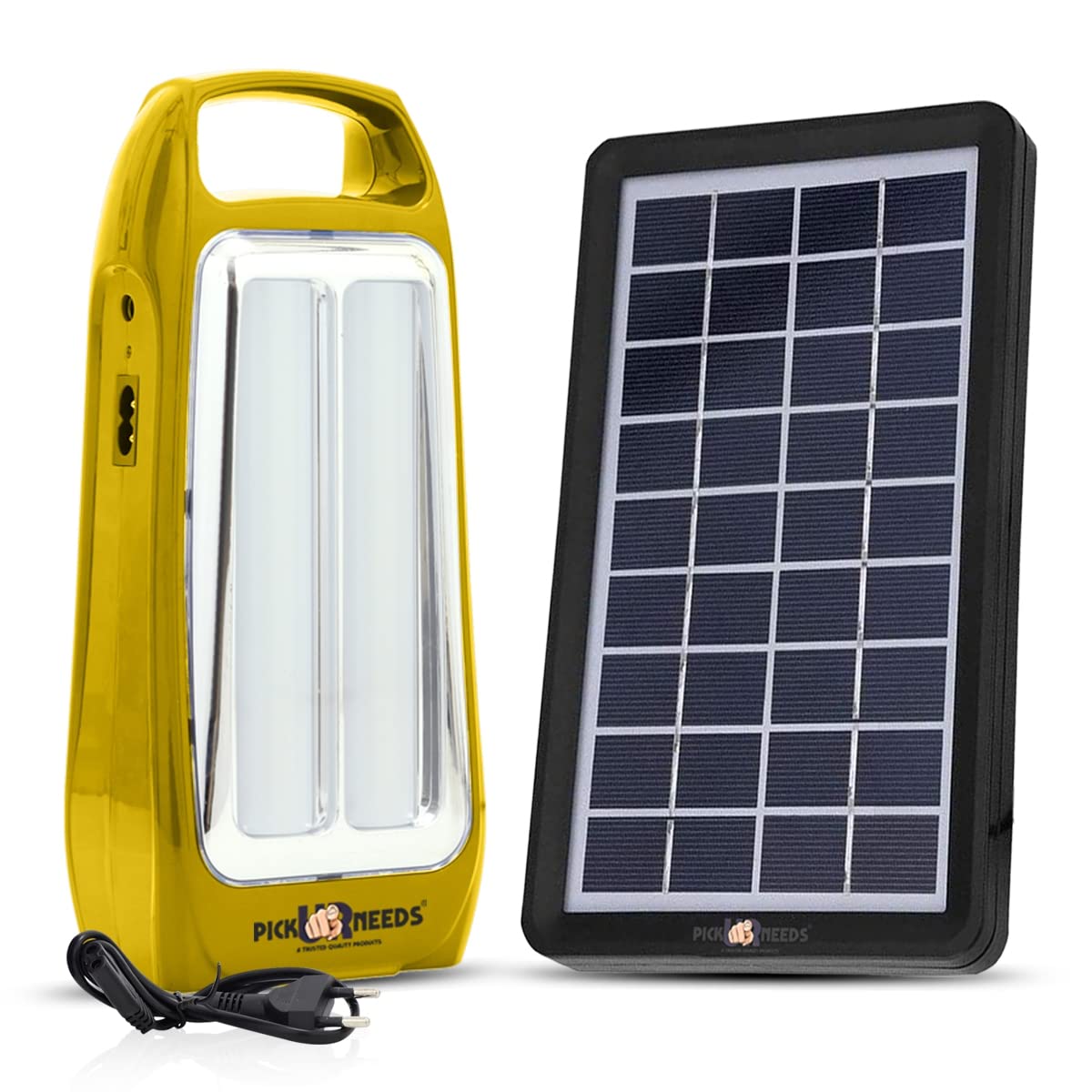 Pick Ur Needs® Rechargeable 2 Tube LED Lantern Lamp Home Emergency Light with Energy Saving Solar Panel (B09SZ6RKQ3) Amazon Price History, Amazon Price Tracker