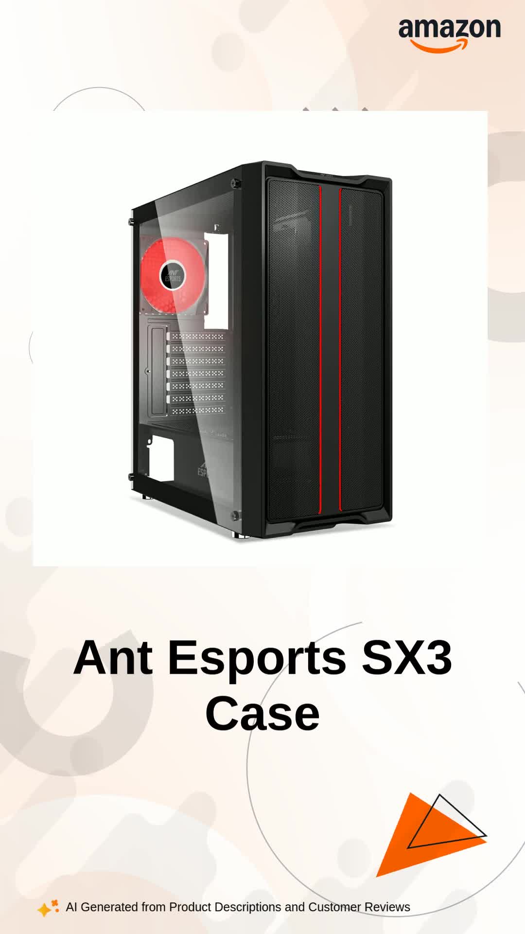 Amazon.in: Buy Ant Esports SX3 Mid- Tower Computer Case/Gaming