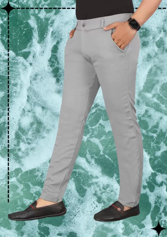 Men’s Slim Fit Casual Chinos Pants Stretch Cotton Trousers with Flat Front, Comfortable Everyday TS K033 Parent-picture-46