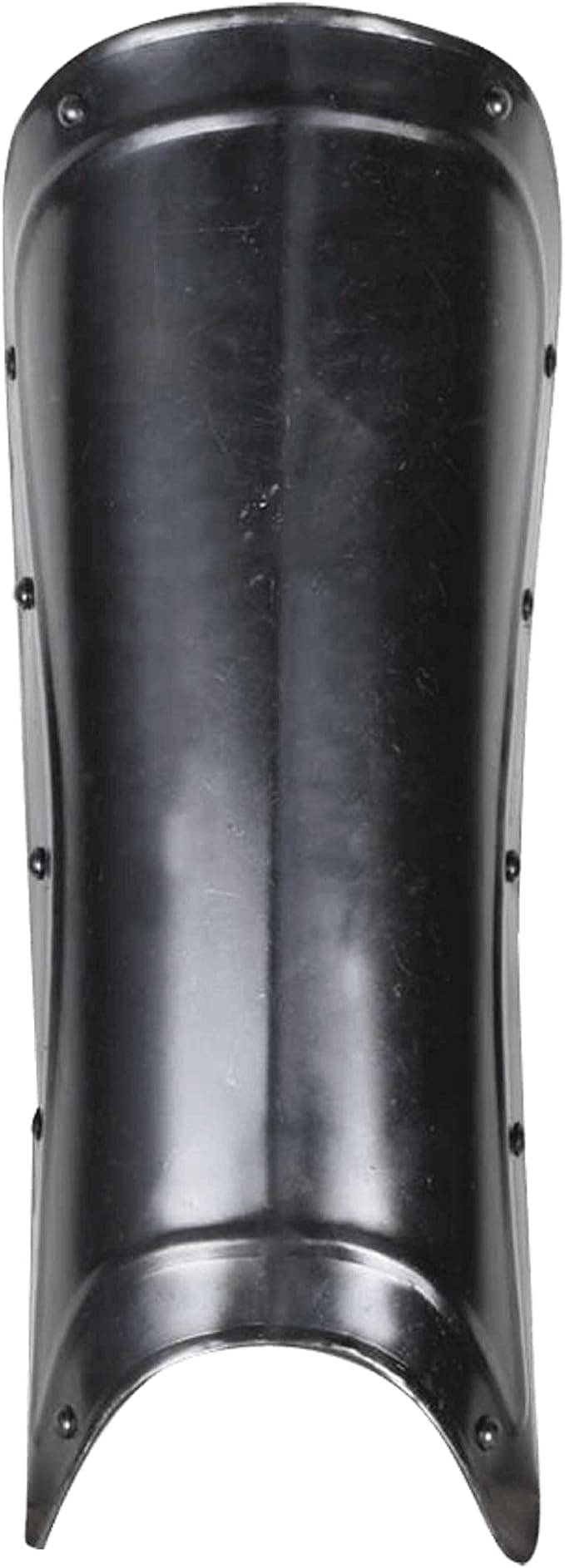 Blackened Georg Greaves Leg Armor Reenactment