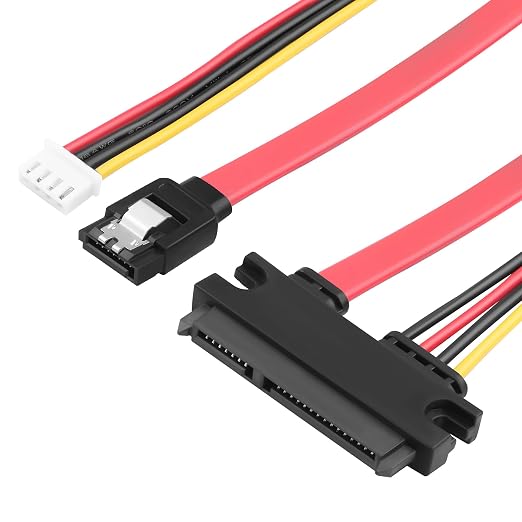 Cable Combo SATA Data Power XH2.54 4PIN a 7+15P 2 en 1 miniatura 5