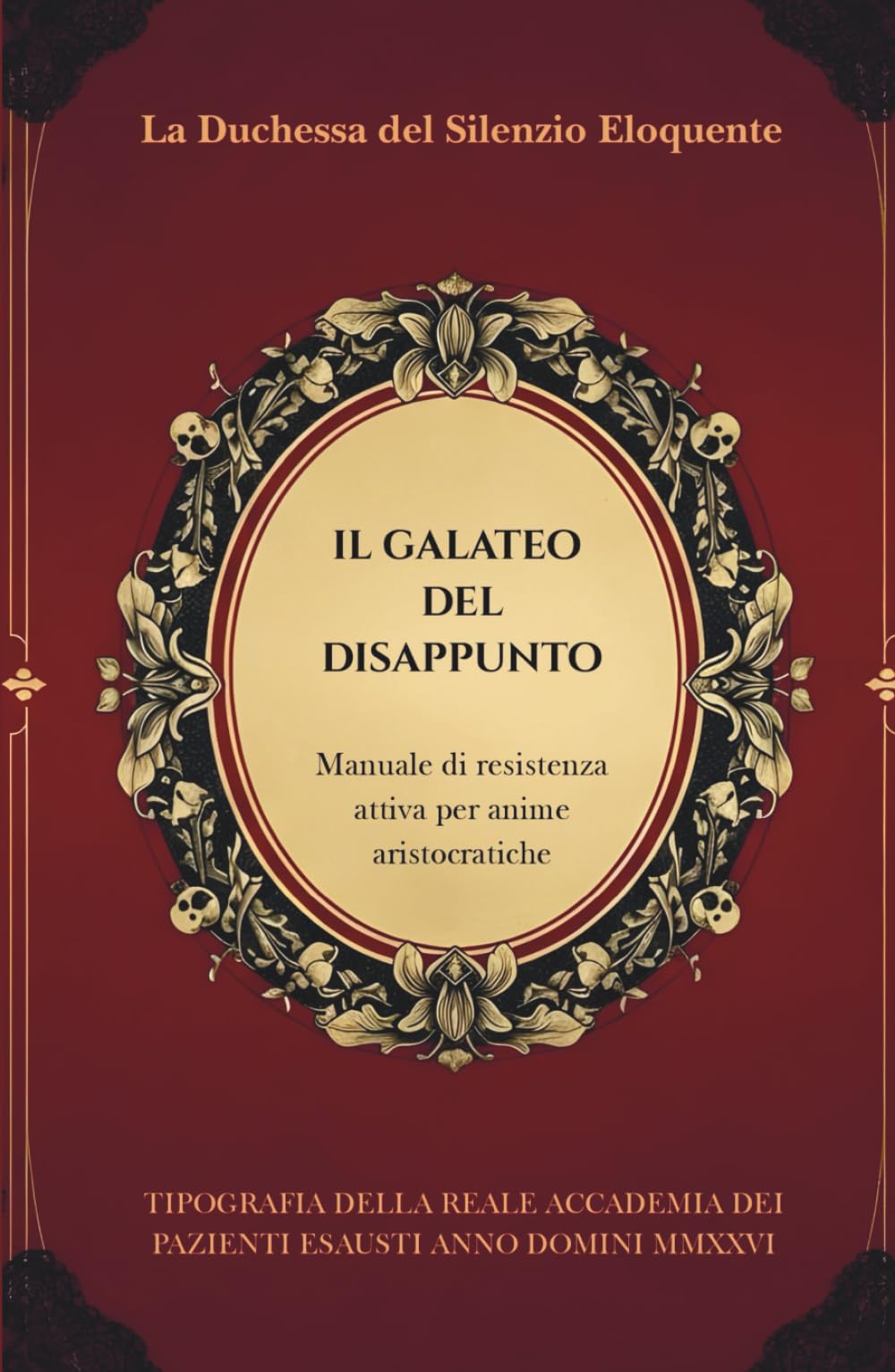 IL GALATEO DEL DISAPPUNTO: Manuale di resistenza attiva per anime aristocratiche (Trattati di Resistenza Aristocratica)