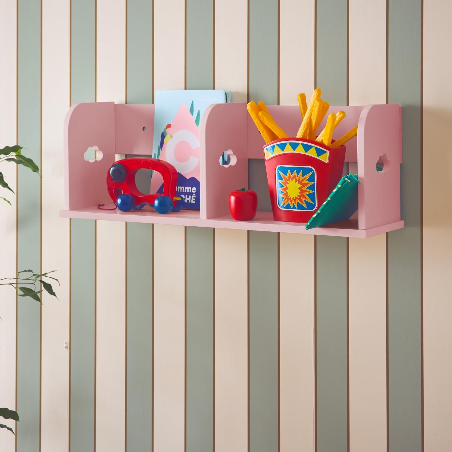 sweeek Mensola a Muro Nephos 60x16.5x21 cm Rosa