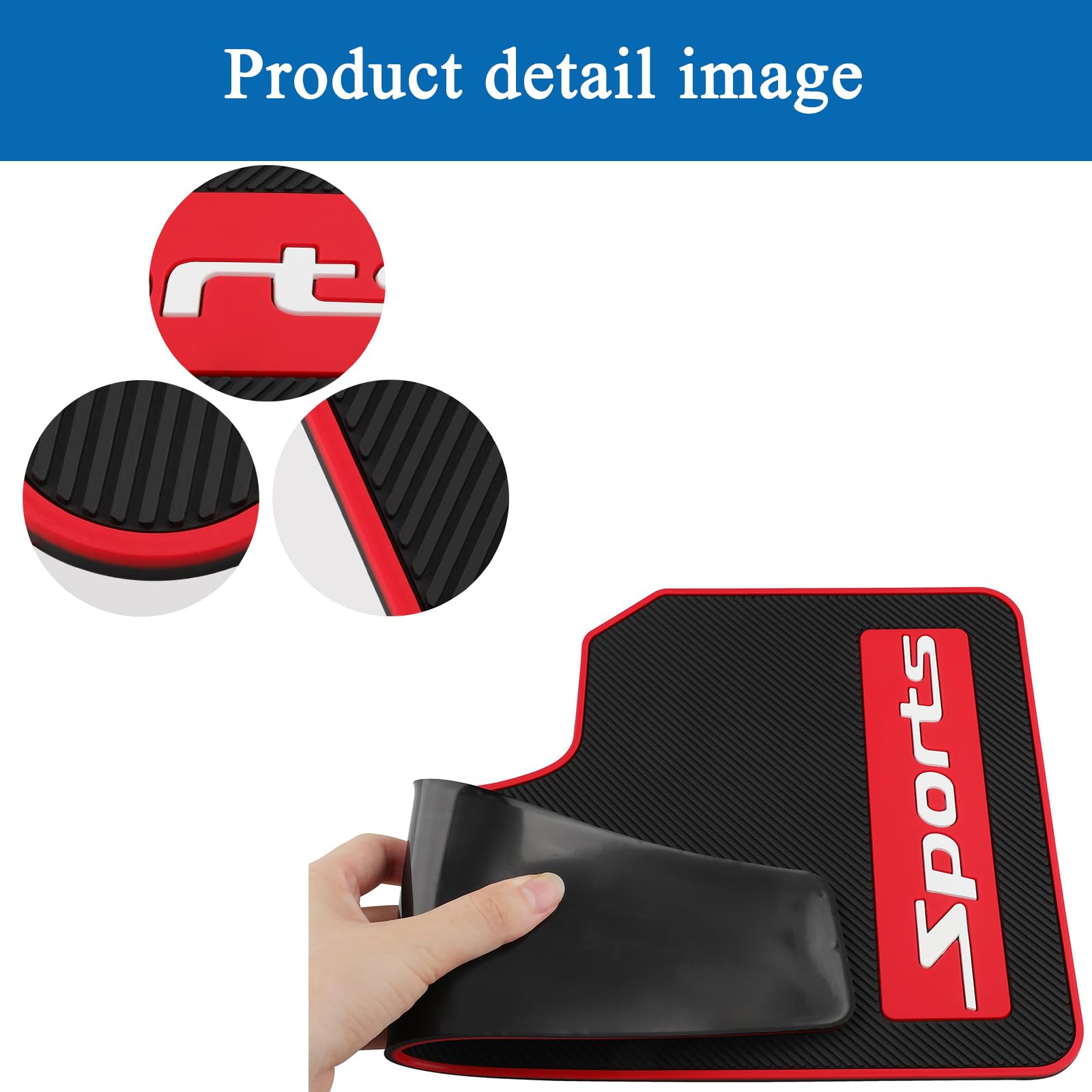 XuxHai Lot de 2 protections universelles en caoutchouc pour arche de