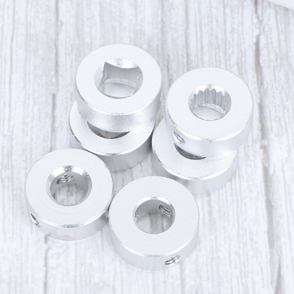 Unomor 2pcs Silver Car Window Crank Handle Lever with Shaft Adapters Fit for Vehicles Durable and Lightweight Design