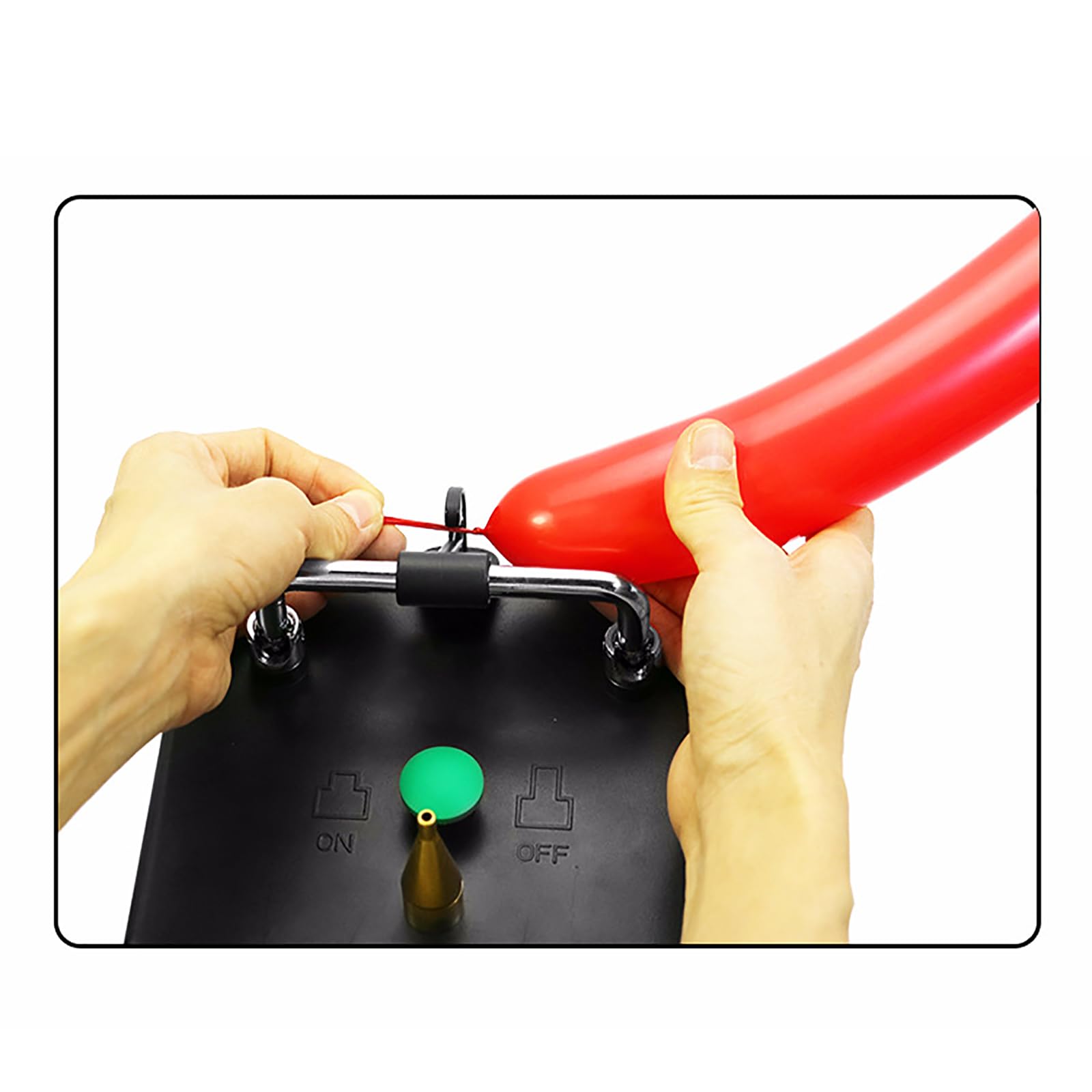 Bomba eléctrica para Globos, con Pantalla de conteo de Tiempo y Tubo de extensión, Kit de Bomba infladora de Globos eléctrica compacta, soplador de Aire para decoración de Fiestas, Bodas