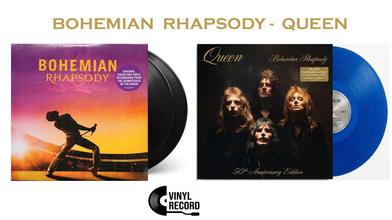 Bohemian Rhapsody Original + 50th Anniversary Queen 2 pack | Vinile rimasterizzato da 180 g (confezione da 2)