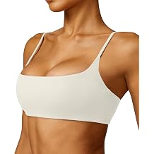 Womens Sports Bra Low Impact Lightweight Casual Workouts Bralette Removable Yoga Bra Thin Straps Sexy Bra Everyday Bras