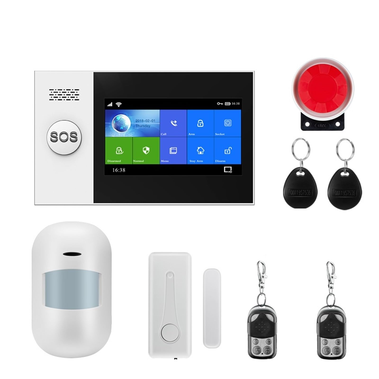 Alarme sans fil WIFI GSM intelligente pour sécuriser votre maison au quotidien