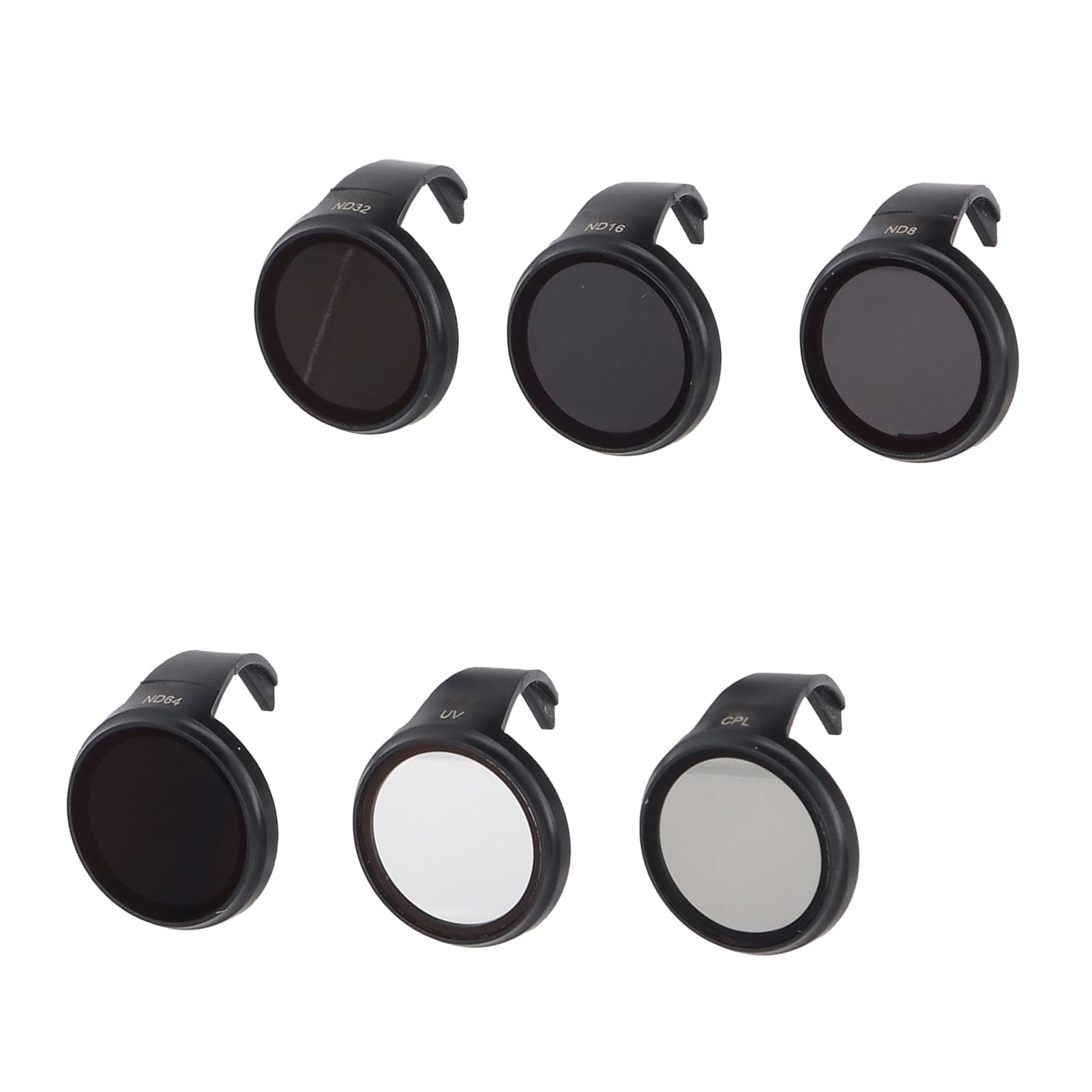 Set Filtri Drone per 6 Pezzi Filtri per Obiettivo Fotocamera UV CPL ND8 ND16 ND32 ND64 per NEO