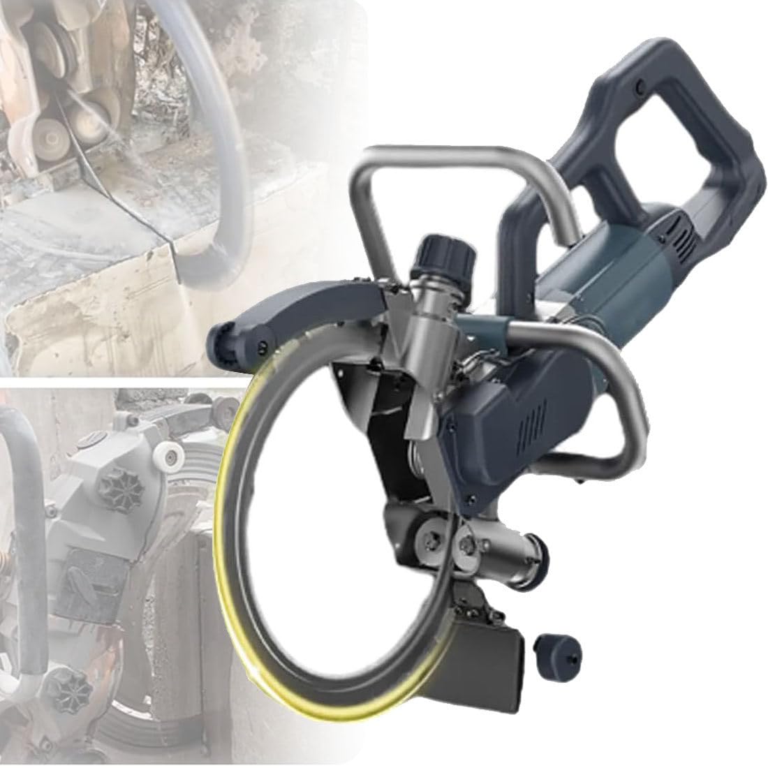Máquina Cortadora De Ranuras De Pared Eléctrica 10,6" 8800W, Ranuradora De Pared Con Motor Sin Escobillas, Sierra Circular Para Hormigón, Sierra Para Hormigón, Cortador De Disco