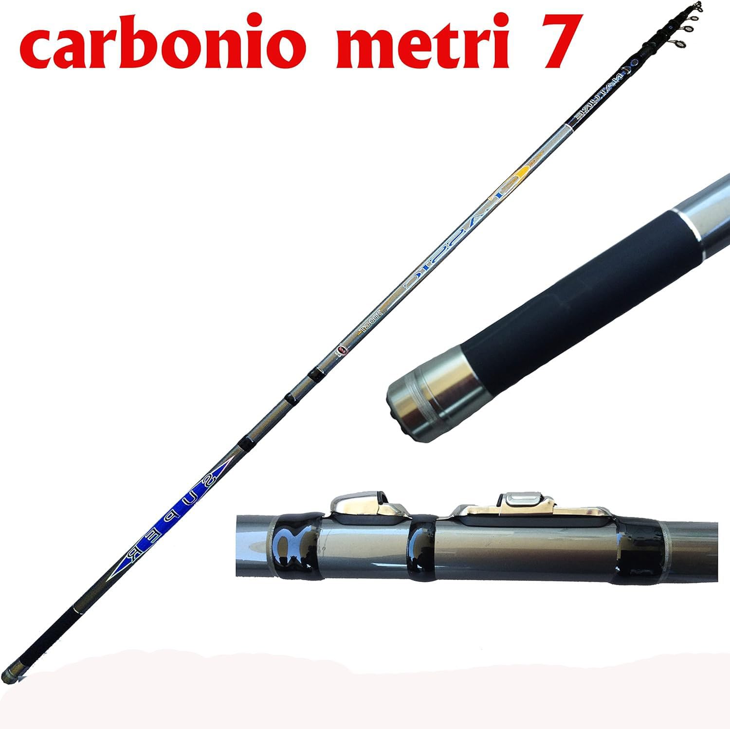 bolognese mt.4 canna da pesca a mulinello galleggiante mare