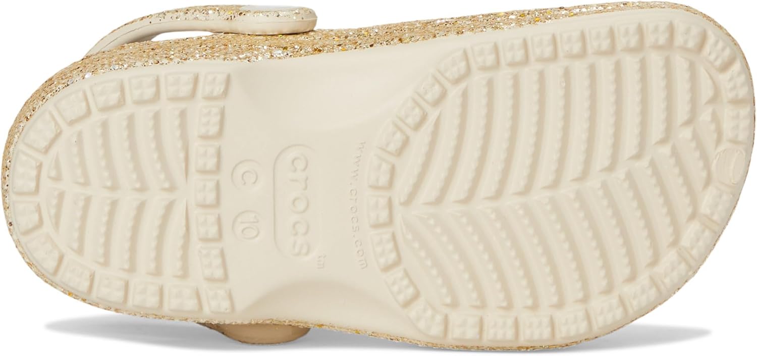 Crocs Kids' Classic Glitter Clog 12 Little Kid Sandstone image 2 of 6 B0DZ7FSKZ2