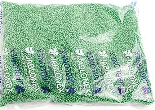 Czech Glass Seed Beads 10/0 (2.3mm Diameter) Opaque Medium Green DIY Jewelry Making Beads - 500g Bulk Bag by Preciosa (Jablonex)