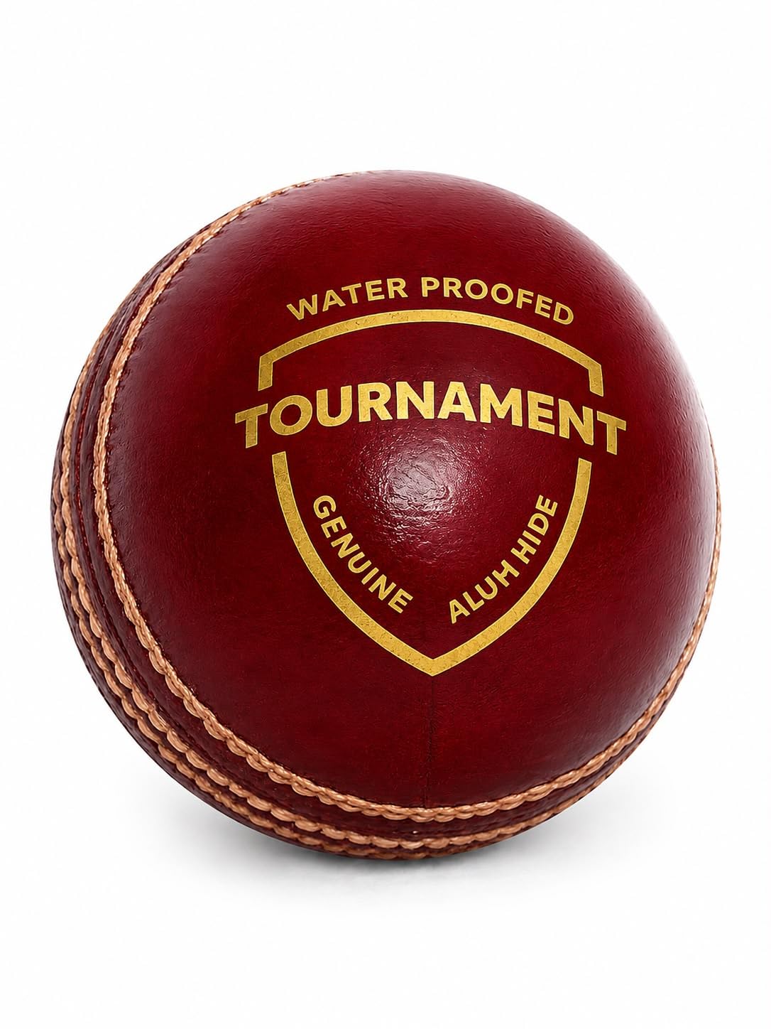 SB Tournament Pro Red Leather Cricket Ball, Alum Tanned, Waterproof, Hand-Stitched, 4-Piece, for Club & T20 Matches-image-35