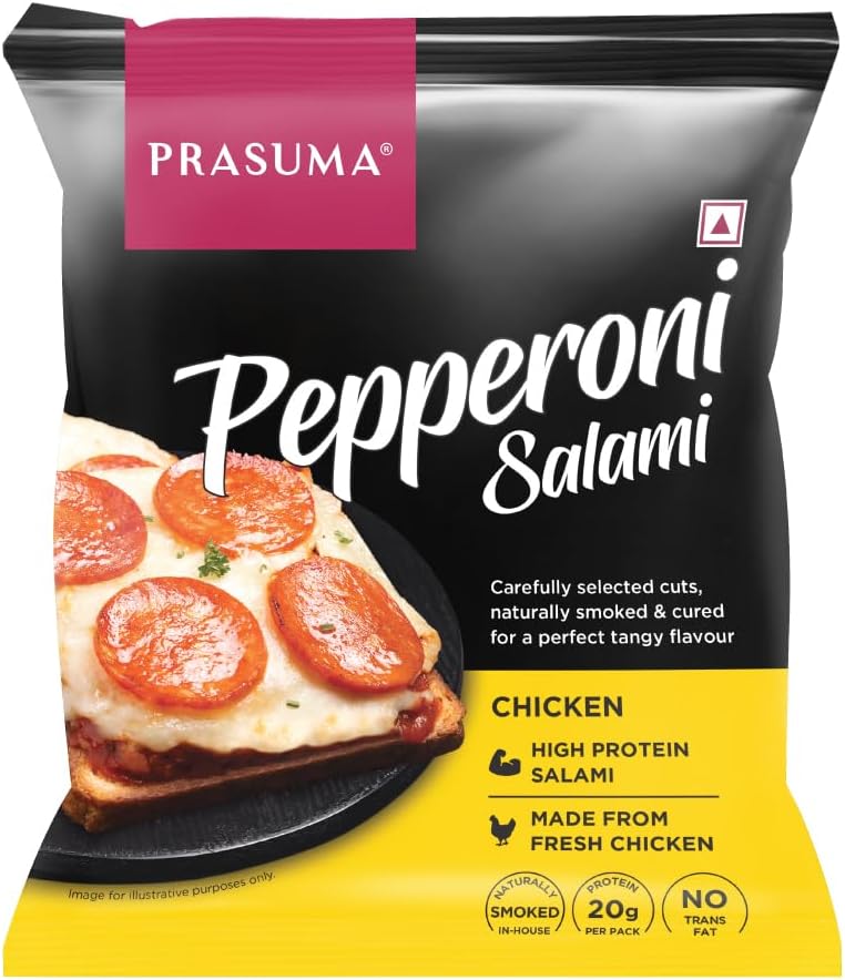 Prasuma Frozen Chicken Pepperoni Salami 100g