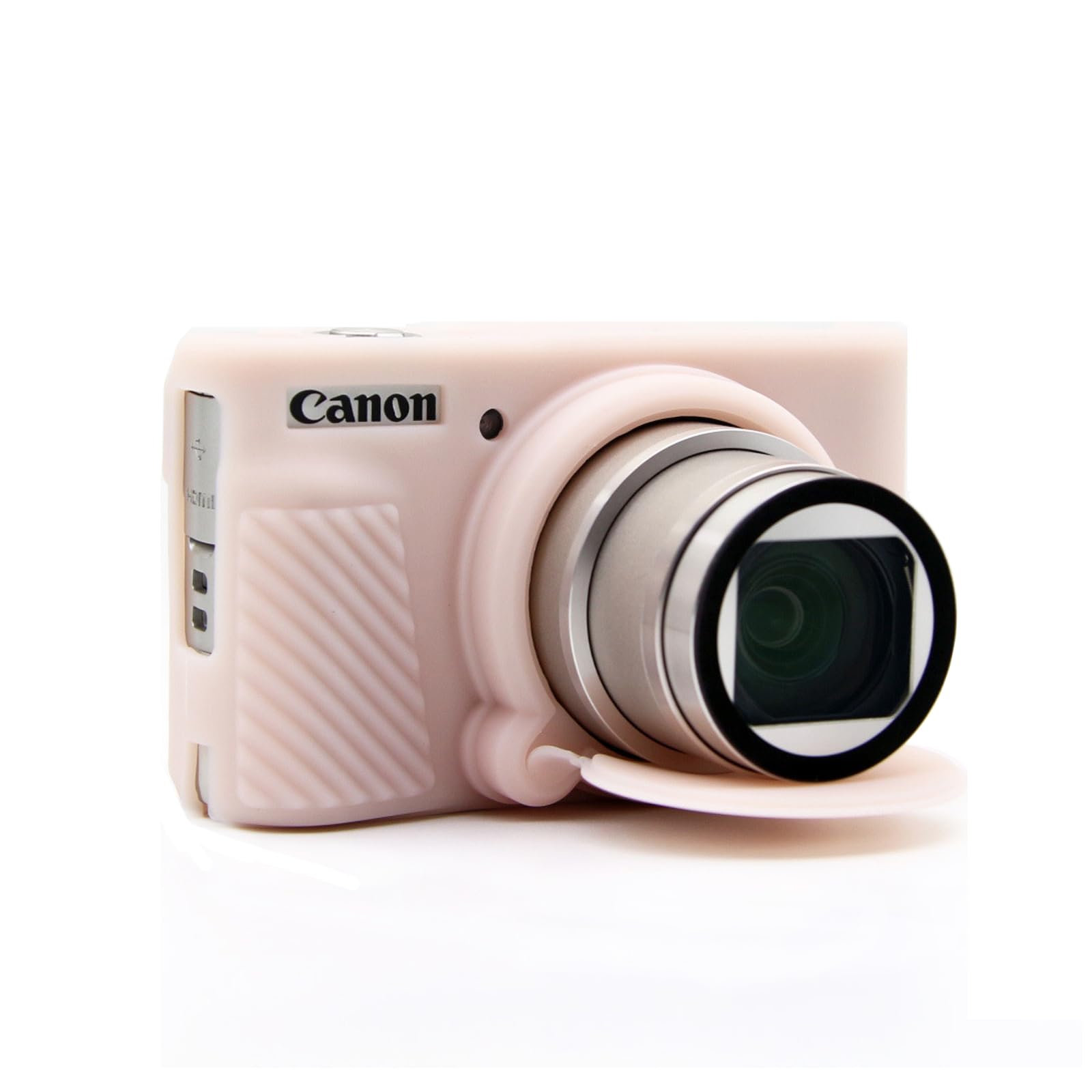 Canon SX730/SX740 Camera Case & Screen Protector Kit - Rose Pink Silicone Cover