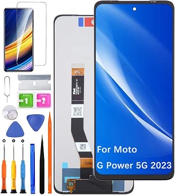 استبدال الشاشة لـ Motorola Moto G Power 5G 2023 XT2311 شاشة LCD تعمل باللمس + أدوات
