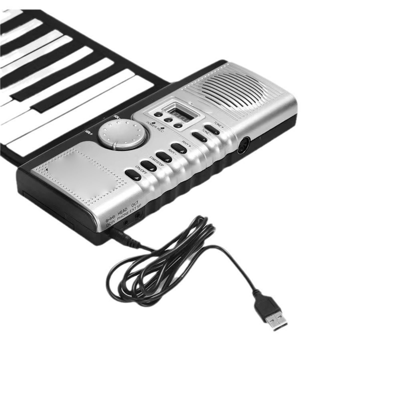 Tastiera Digitale Per Principianti Pianoforte Elettronico Portatile Pieghevole A 61 Tasti Semplice Arrotolato A Mano Per Principianti