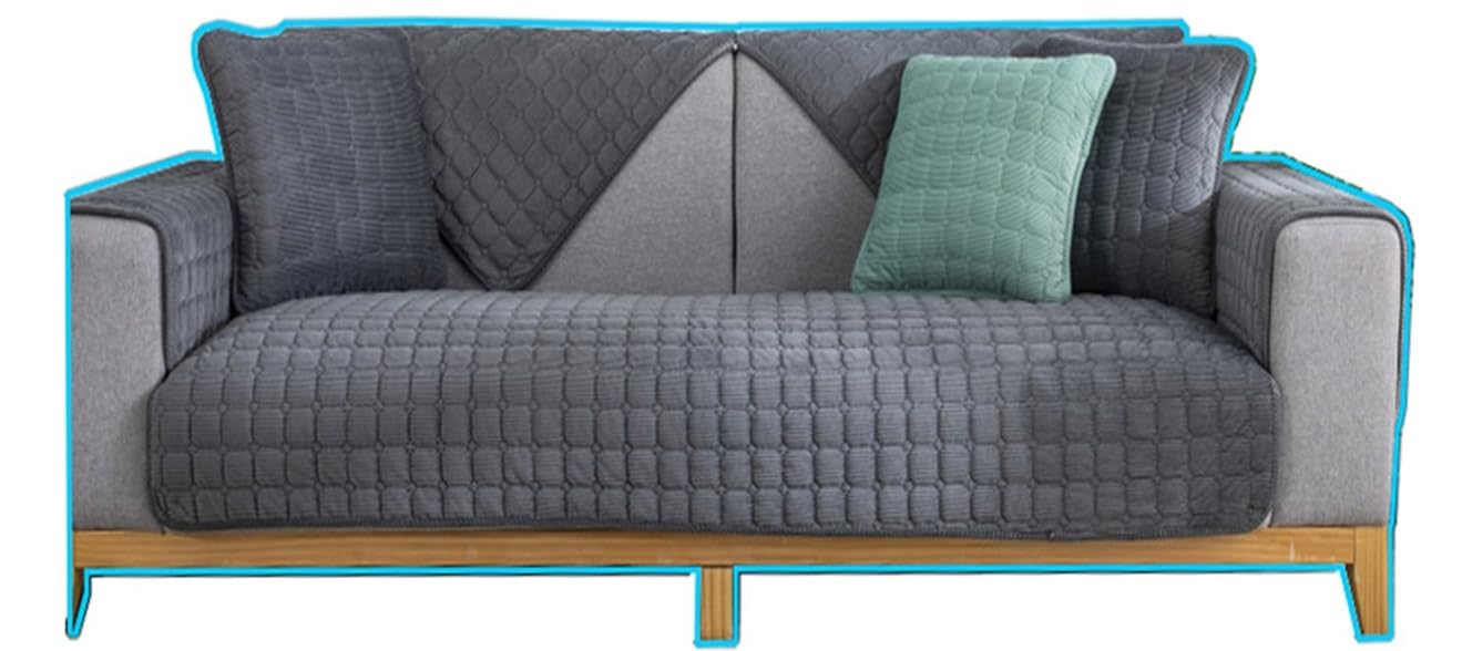 Couvre canapé pour chien matelassé grand format 245x238 cm