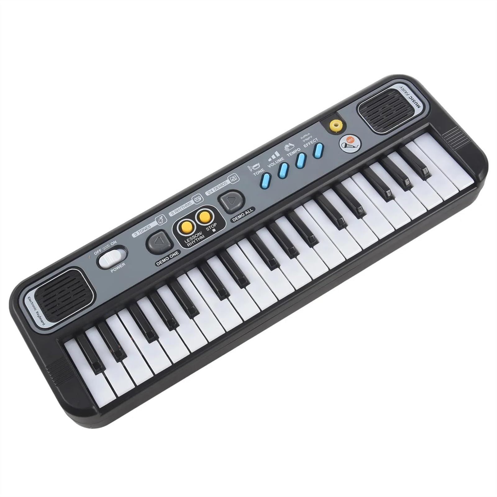 Mini Pianino Elektroniczne Z Mikrofonem Przenośne 37 Klawiszy Instrument Klawiszowy Z Muzyką Cyfrową Electone Elektroniczne Pianino dla Początkujący