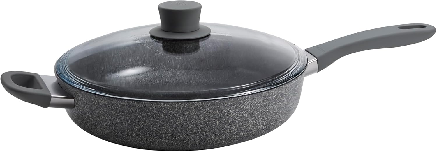 ZWILLING Parma Plus Ceramic 3.9-qt Aluminum Ceramic Nonstick Saute Pan with Lid & Helper Handle