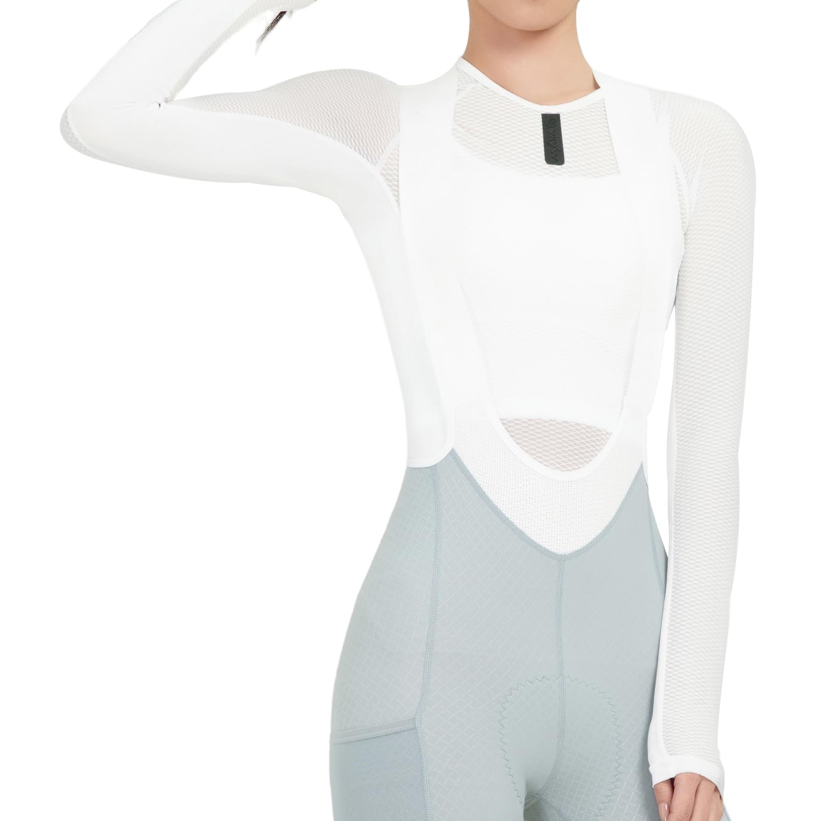 YKYWBIKE Radunterhemd für Damen, schnelltrocknend, ärmellos, Kompressions-Mesh-Unterhemd, atmungsaktiv, Biker-Shirt