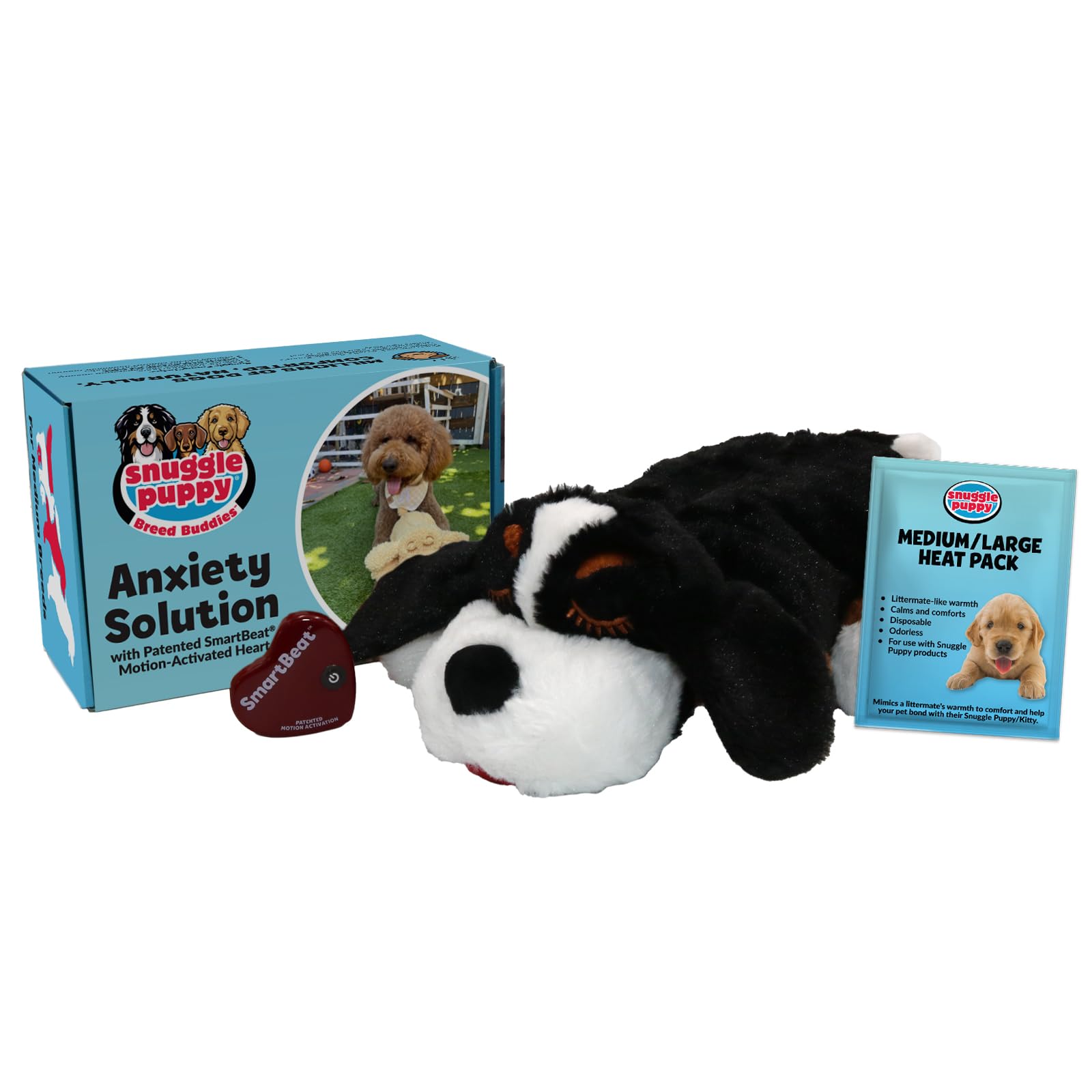 Snuggle Puppy Special Edition Toys - Heartbeat Puppy for Dogs - Pet Anxiety Relief and Calming Aid - Comfort Dog Toys for Behavioral Training