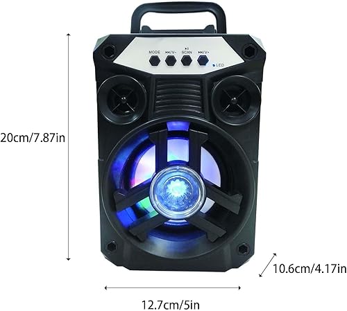 Miniatura 2 de Altavoces Bluetooth Inalámbricos Mini Altavoz Doble Subwoofer Compatible con Radio FM Altavoces Bluetooth Altavoces portátiles al aire libre para
