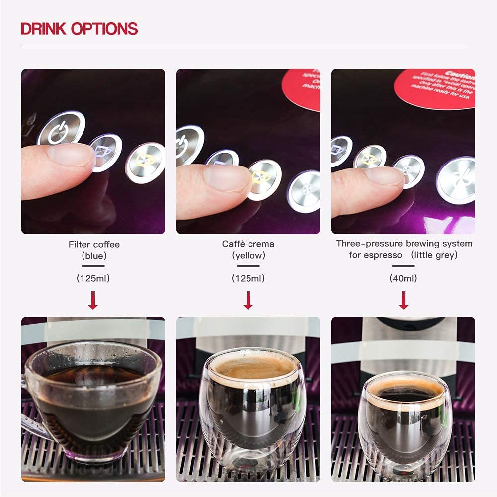 i Cafilas wielokrotnego napełniania kapsułki do kawy ze stali nierdzewnej wielokrotnego użytku filtr do kawy do ekspresów Tchi bo Cafissimo Classic Espresso