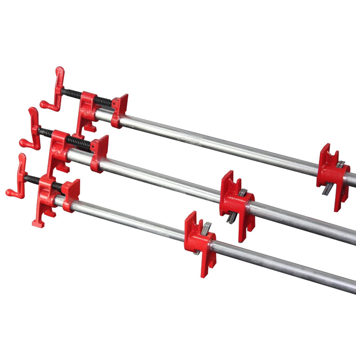 8 Piezas Abrazadera de Tubo 3/4" para Carpintería - Sargentos de Metal