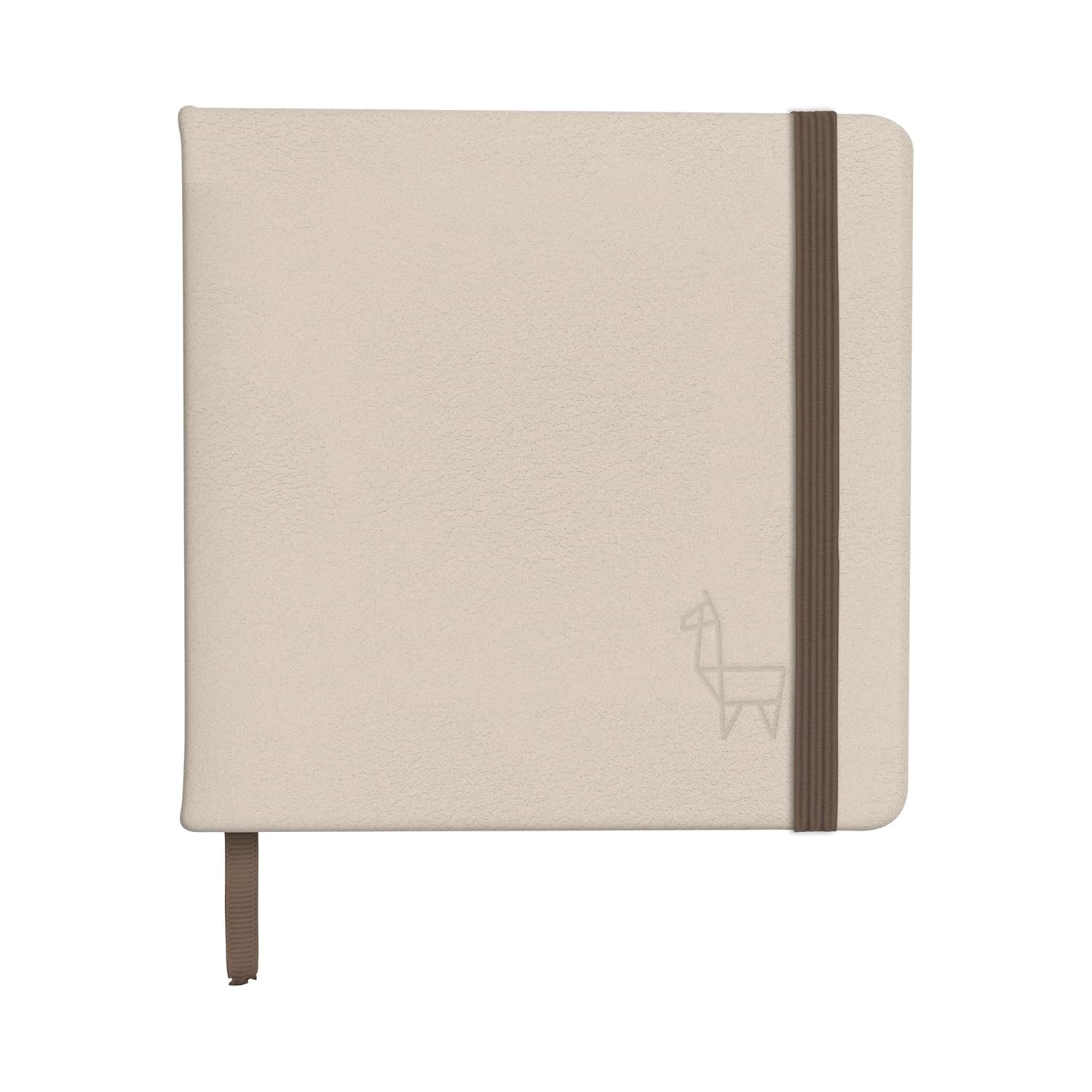 ETCHR Miniature Sketchbook – Mixed Media 100% Cotton Cold-Press Paper, Lay-Flat Binding, Hardbound Vegan-Friendly PU Leather Cover (4 x 4 Inch Square)      Unknown Binding