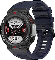 Vista 3 de FitTurn Paquete de 4 correas de reloj compatibles con Amazfit T-Rex 2, correa de repuesto de silicona suave ajustable para Huami Amazfit T-Rex 2