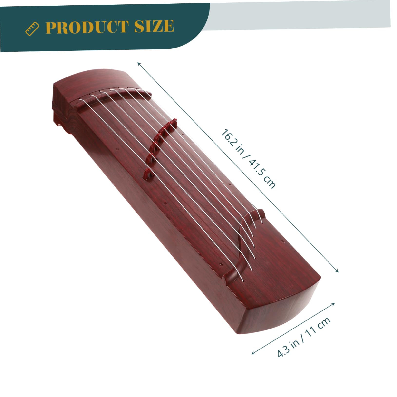 Guzheng Für Anfänger Spielbares Musikinstrument Für Junge Mädchen Geschenkidee Für Musikliebhaber Und Schüler Für Übung Und Kreative Entfaltung Tiefbraune Farbe
