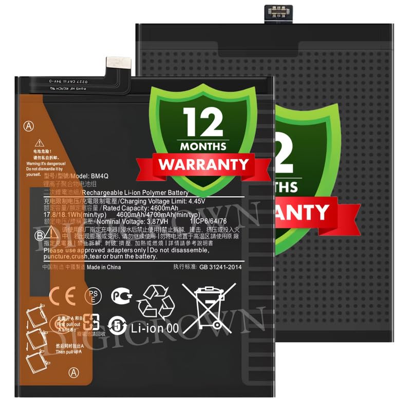 Image of Original BM4Q Battery Compatible for Xiaomi Poco F2 Pro (M2004J11G) | Redmi K30 Pro - (4700mAh) - 1 Year Warranty DF7
