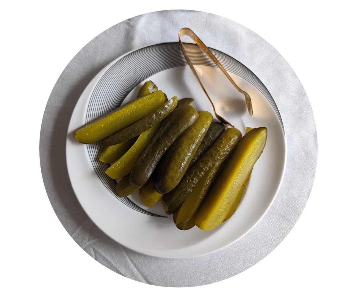East-Euro Lot de 12 blocs de concombres fermentés dans un pot en verre x 350 g | Excellent complément à une variété de plats | Fabriqué par acidification | Lait concombres acides 12 x 350 g/220 g