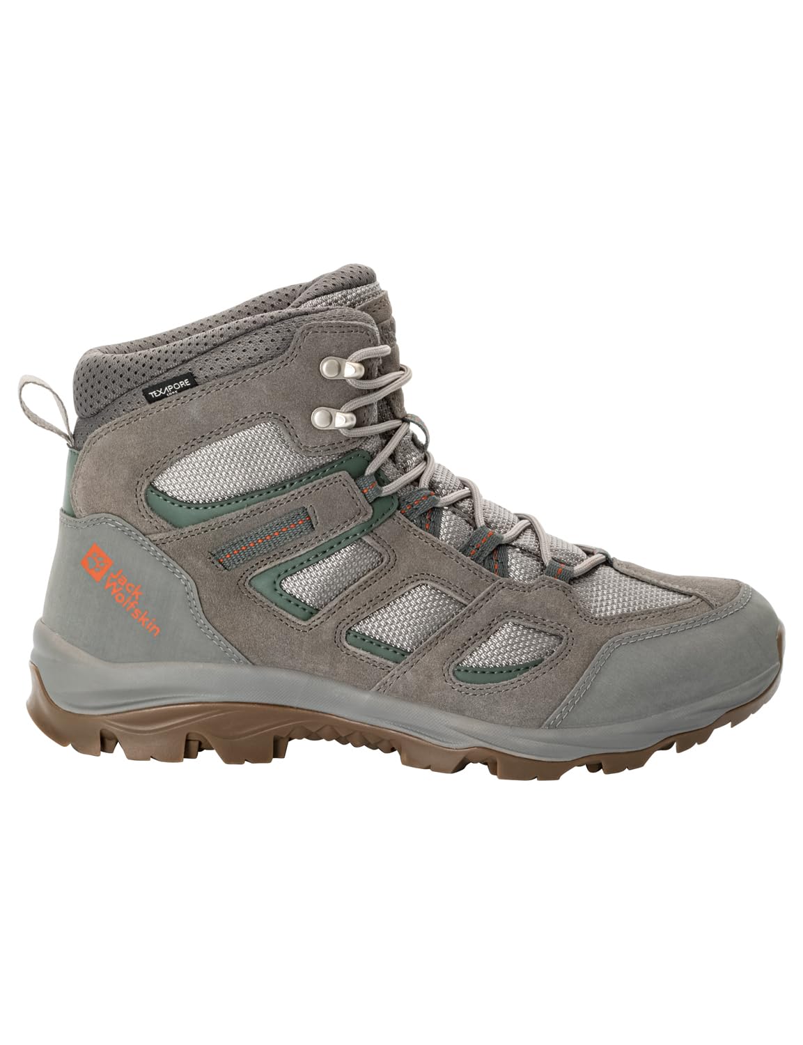 Jack Wolfskin Herren Vojo 3 Texapore Mid M, Smokey Grey, 39.5 EU