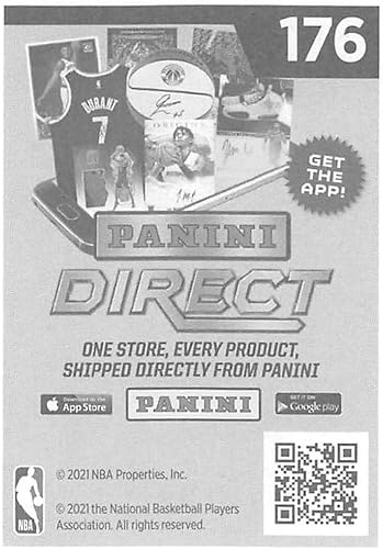 Miniatura 2 de 2020-21 Panini Stickers #176 Darius Garland Official NBA Basketball Album Sticker Measuring 2.75 inch tall X 2 inches wide in Raw (NM or Better