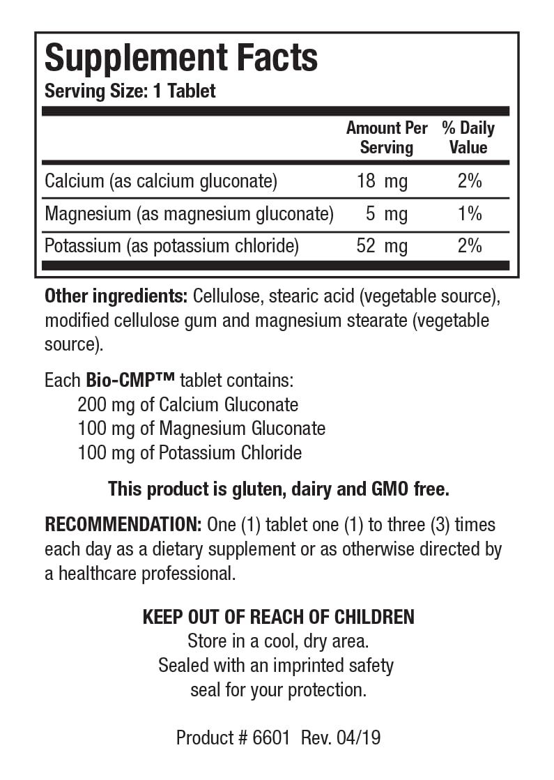 BIOTICS RESEARCH Bio CMP Calcium Magnesium Potassium Supplement 250 Tablets — Amazon image 3