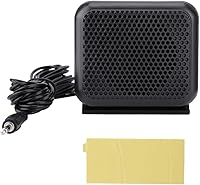 Vista 9 de Altavoz externo con cable, NSP-100 Mini altavoz externo micrófono de radio móvil para radios de coche Kenwood Ham con un altavoz de 3 W