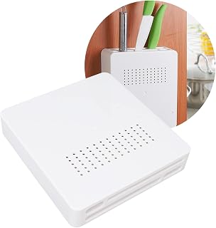 Wall Mounted Hidden Kitchen Knife Holder Prevent Injury Breathable Knife Block Block Display Organizer Space Saver for Home Kitchen