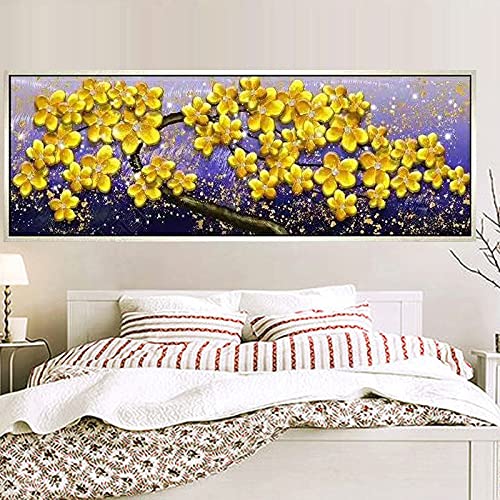 Kit Peinture Diamant 5D Arbre de Fortune 40x80cm broderie diamant complet strass cristal pour mur