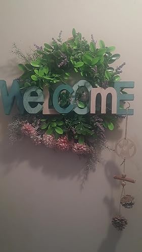 Künstliche Girlande Für Türdekoration - Willkommenskranz Für Haustür & Wand