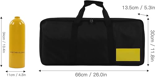 Miniatura 3 de Keenso DIDEEP Kit de tanque de buceo Equipo de buceo 2L X5000Plus Breather Diving Mask Double Shoulder Strap Bag Set