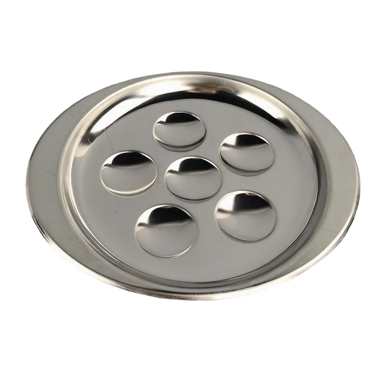 Stainless Steel Escargot Plate with Snail Forks, 6/12 Hole Gratin Dish for Oven, Snail Serving Tray with Non-Slip Grooves